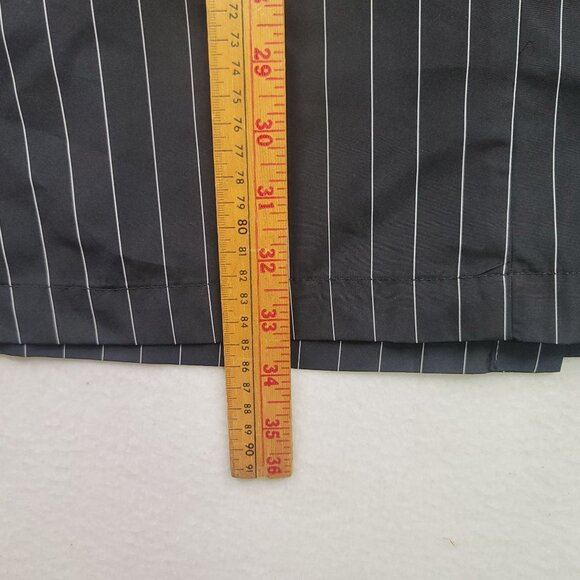 Sun Kim Womens XS Pinstripe Tunic Button Front Pockets USA Lagenlook Designer - Picture 14 of 15